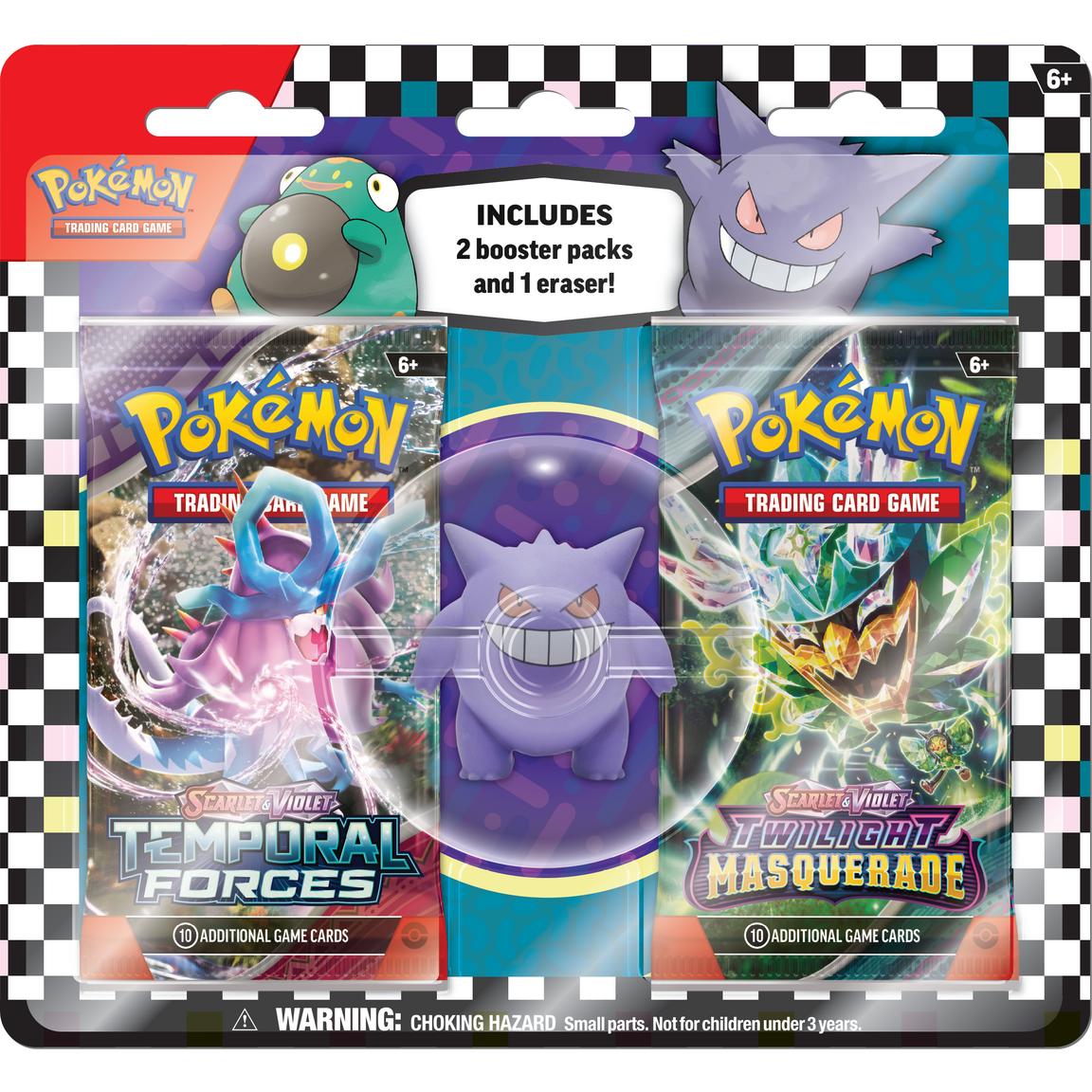 Pokemon 2024 Eraser Blister Pack