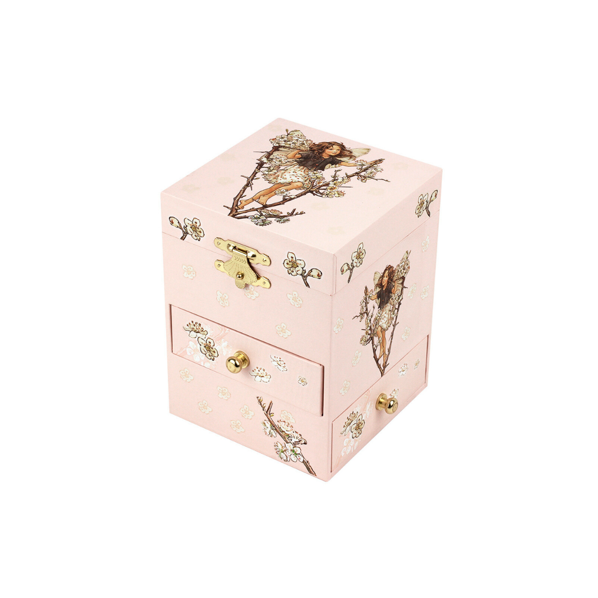 Glow-in-the-Dark Music Box Cherry Blossom Fairy