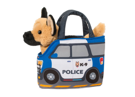 Police Car Pet Sak w/ German Shepherd
