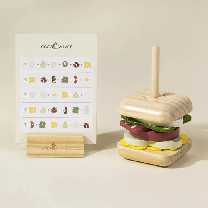 Wooden Stackable Sandwich