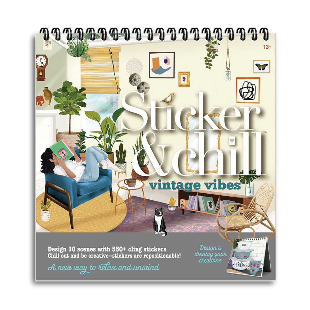 Sticker & Chill Vintage Vibes