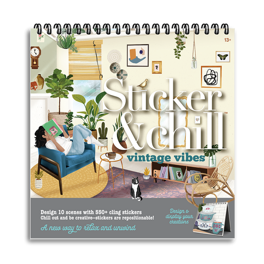 Sticker & Chill Vintage Vibes