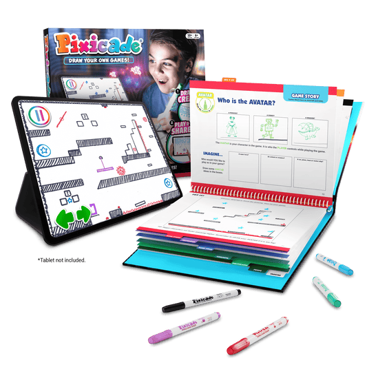 Pixicade - Draw Your Own Games! Kids Steam Toy Kit
