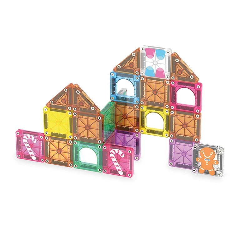 microMAGS Gingerbread House - 24 Piece Travel Set