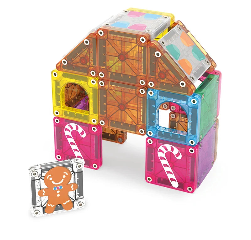 microMAGS Gingerbread House - 24 Piece Travel Set