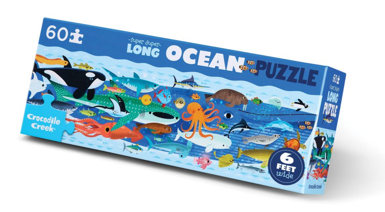 60pc Super Duper Long Puzzle - Oceans