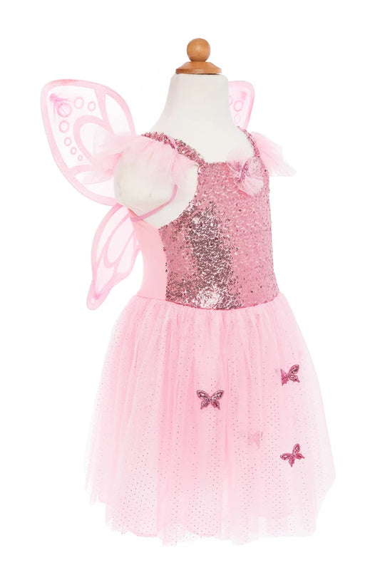 Gold Butterfly Dress and Wings