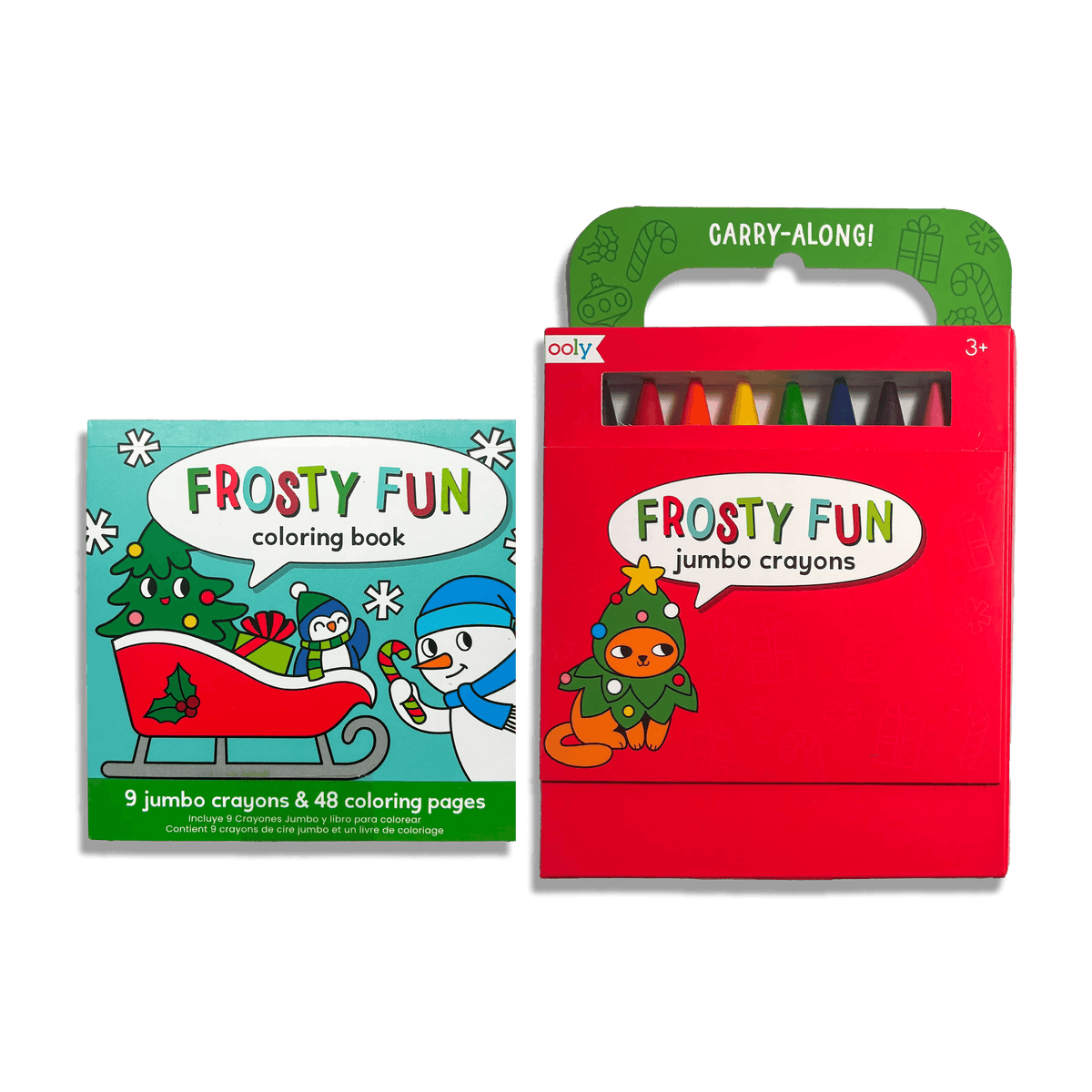 Carry-Along Coloring Book Set - Frosty Fun