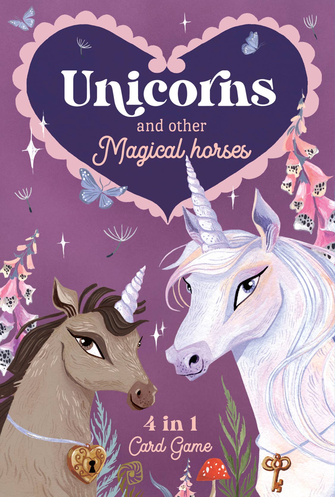 Unicorns & Other Magical Horses: 4 in 1 Card Game: