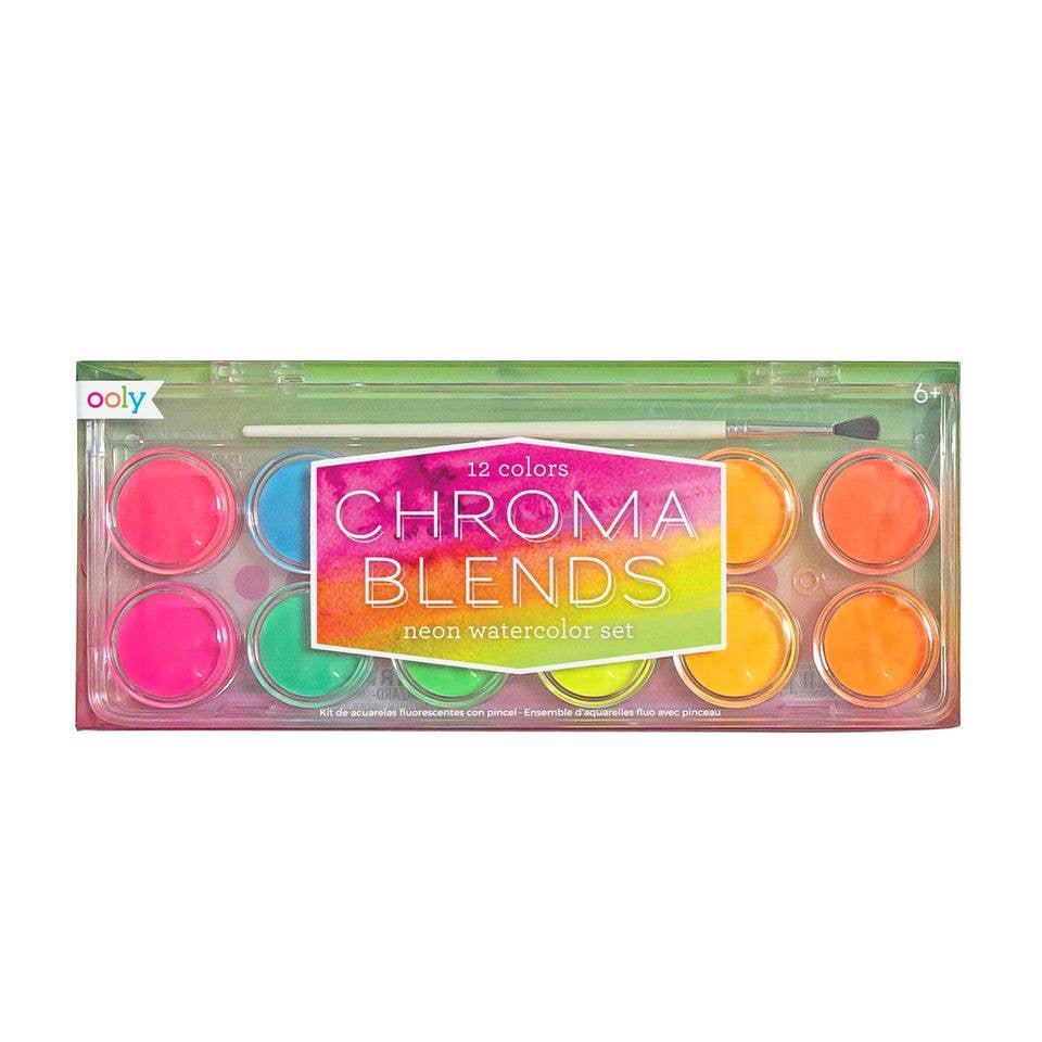 Chroma Blends: Neon Watercolor Set (13 PC Set)