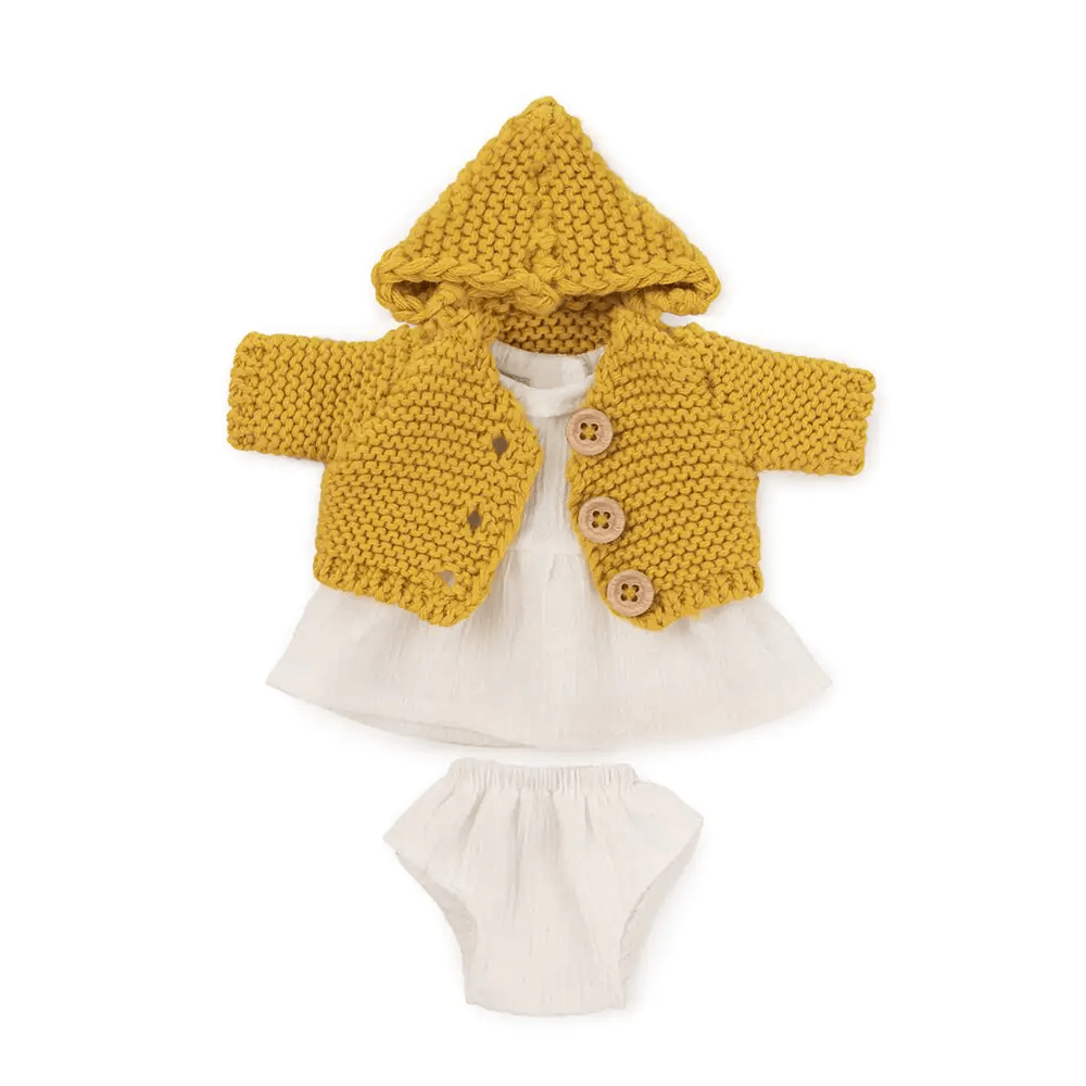 Knitted Sea Girl Outfit, Doll Clothes