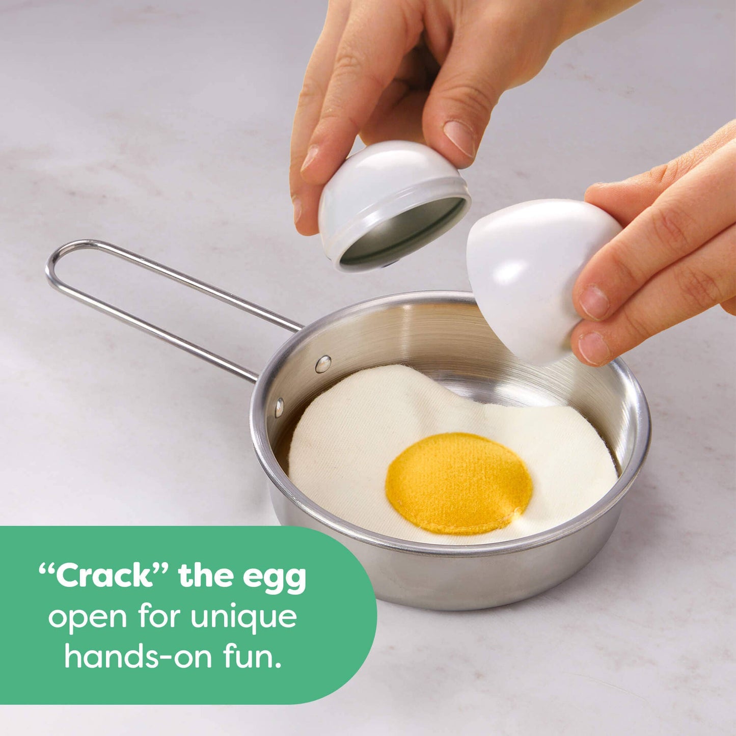 Creative Play – Fried Egg and Pan Play Food Set