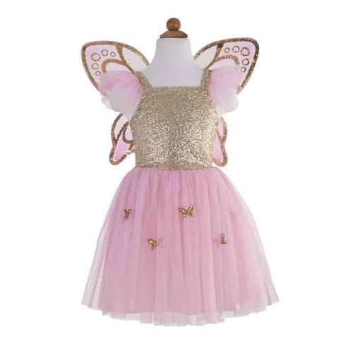 Gold Butterfly Dress & Wings