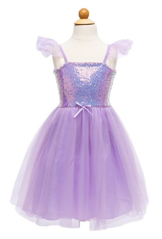 Sequins Princess Dress, Lilac