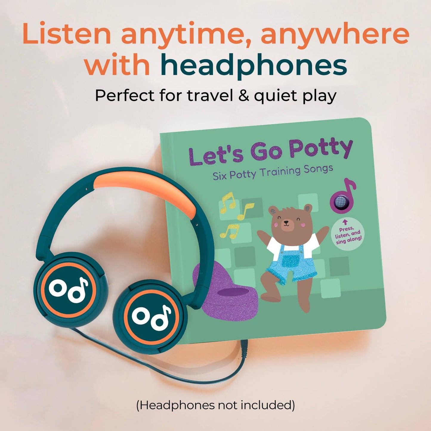 Cali's Books Let's Go Potty - headphone edition