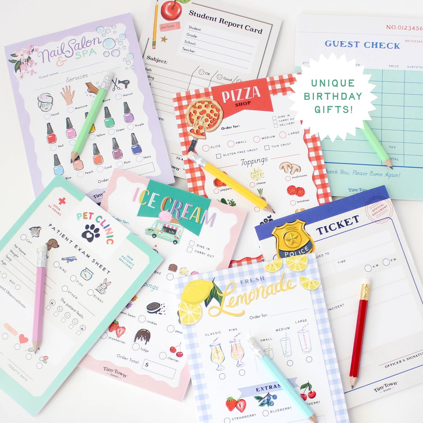 Inklings Tiny Town™ Play Notepad - Nail Salon & Spa