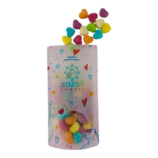 Rainbow Gummi Hearts