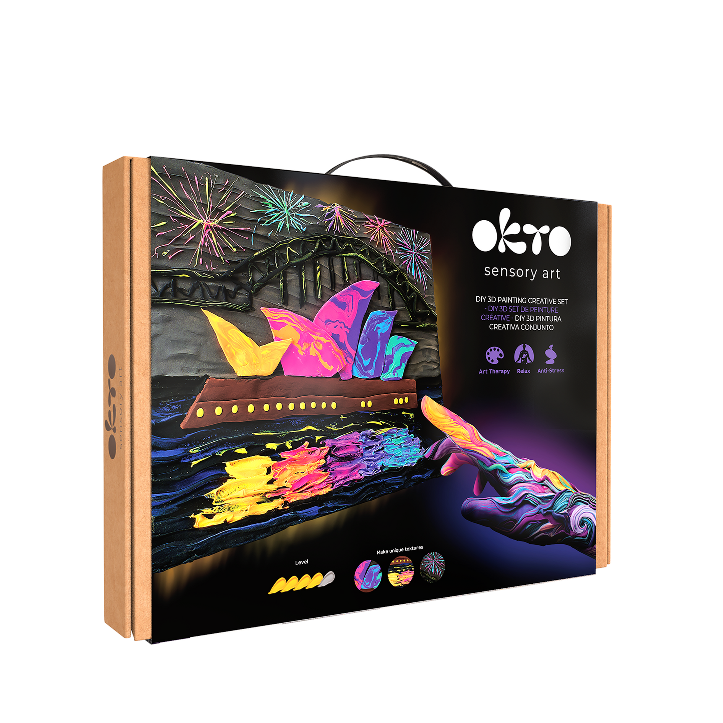 OKTO Air-Dry Clay 3D Painting Kit – #sydneyoperahouse
