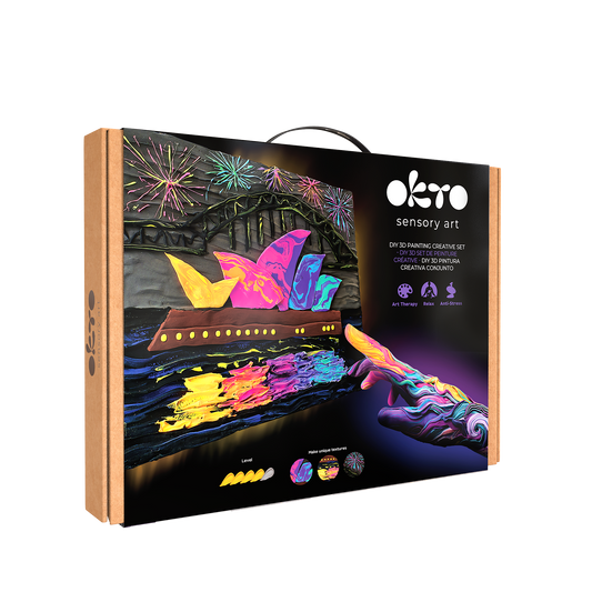 OKTO Air-Dry Clay 3D Painting Kit – #sydneyoperahouse