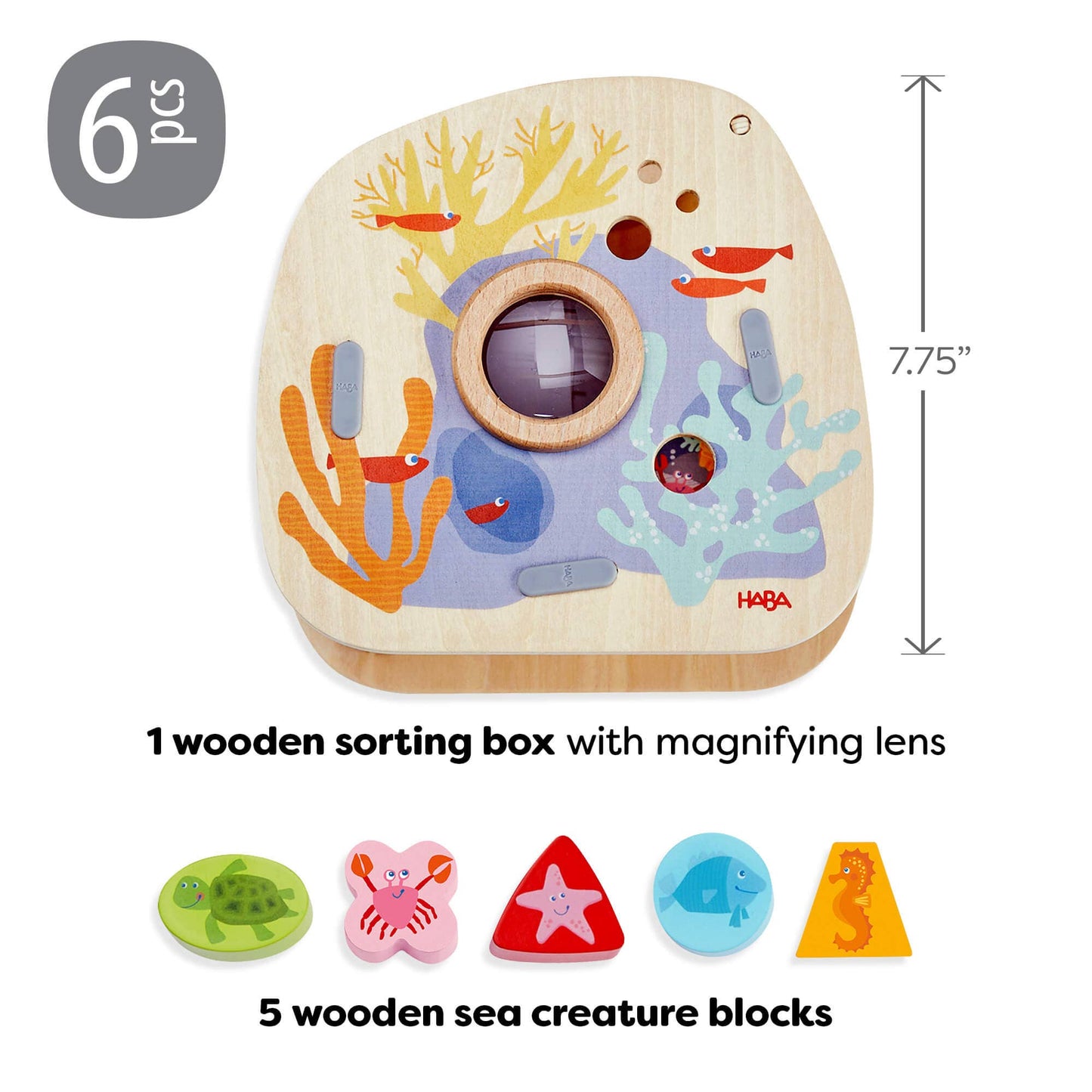 Underwater World Wooden Shape Sorter