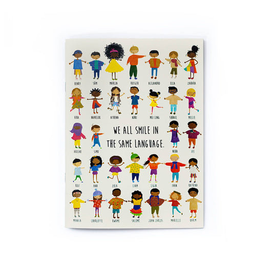 We All Smile In The Same Language Notebook, Christmas Gift