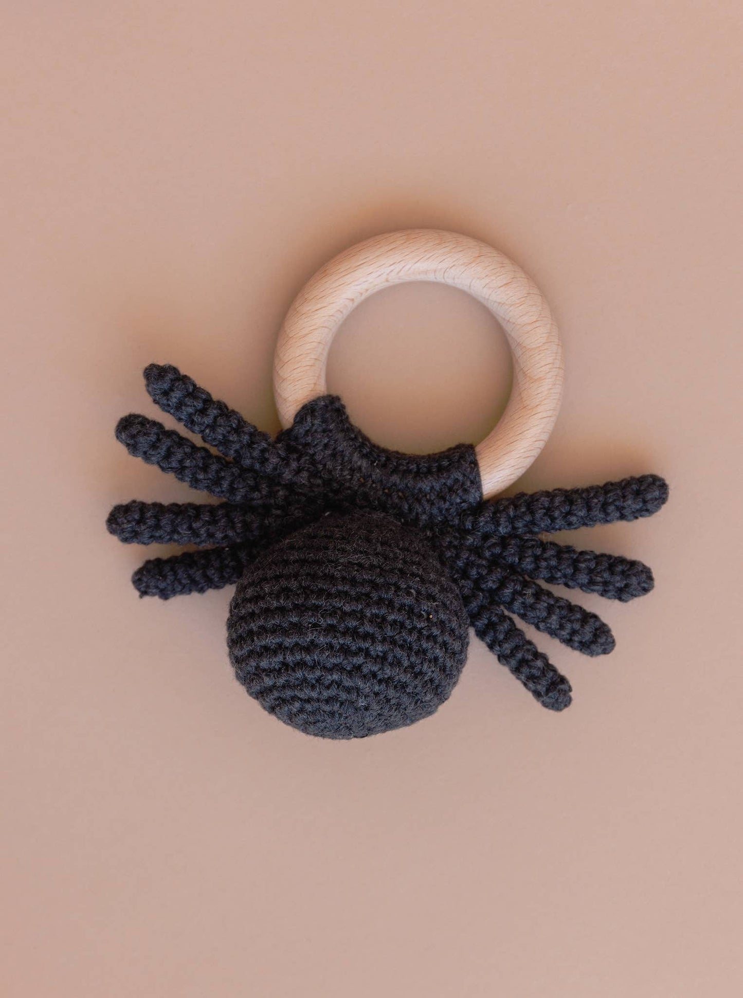 Teether Spider Cotton Crochet Rattle