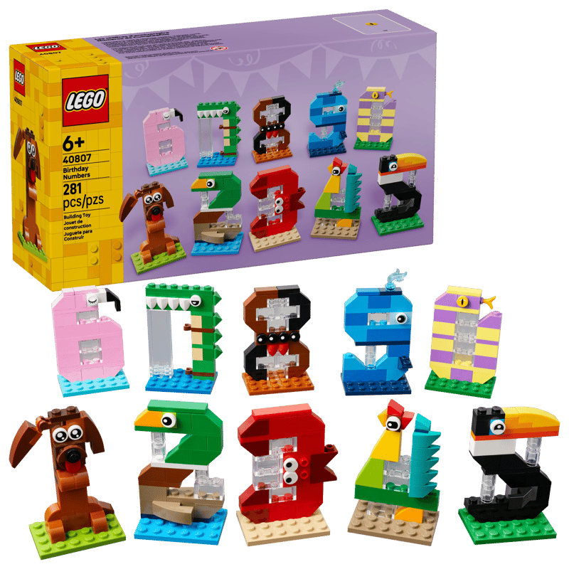 40807 LEGO Birthday Numbers