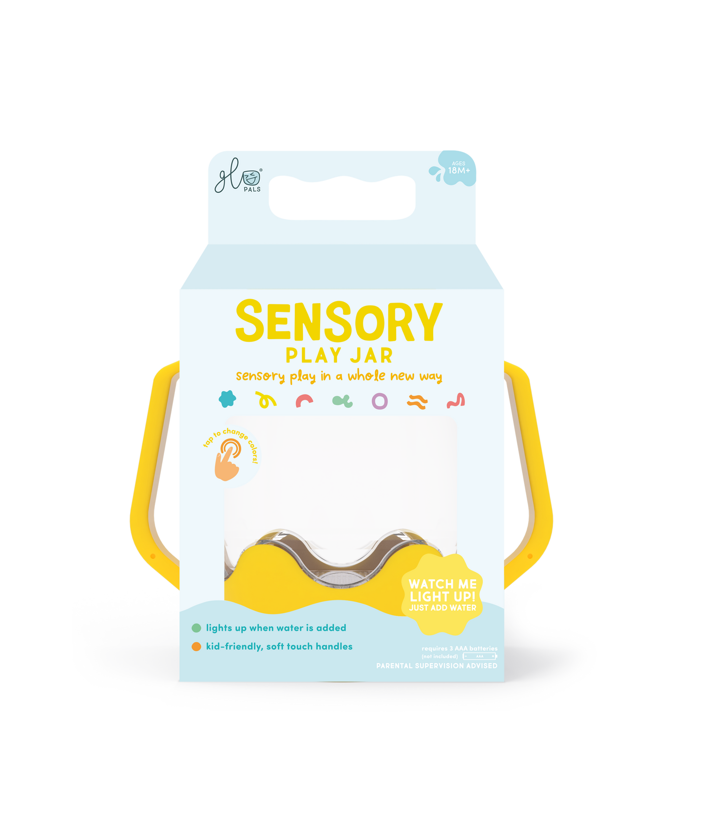 Yellow Sensory Play Jar