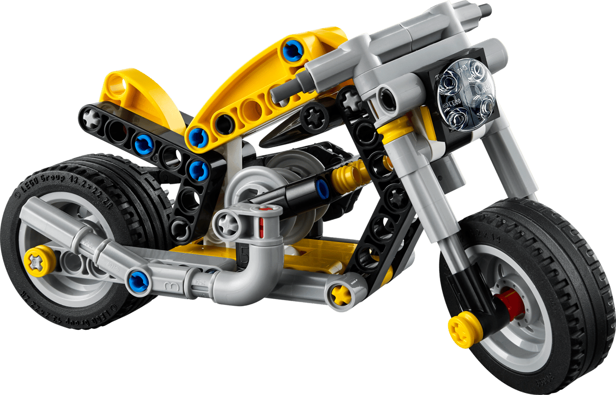LEGO 42225 Yellow Motorcycle