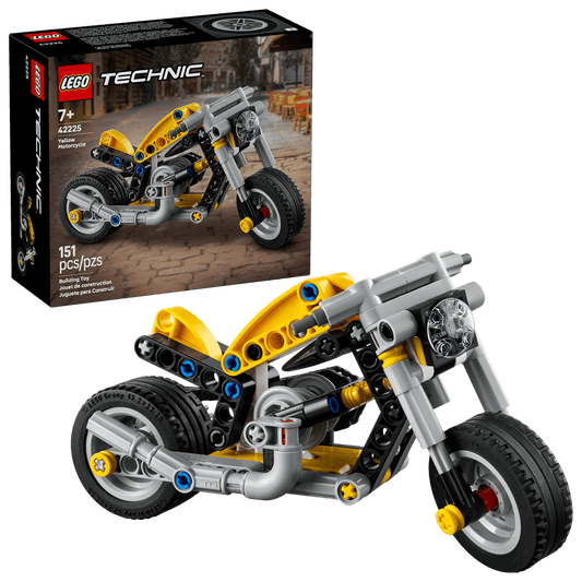 LEGO 42225 Yellow Motorcycle