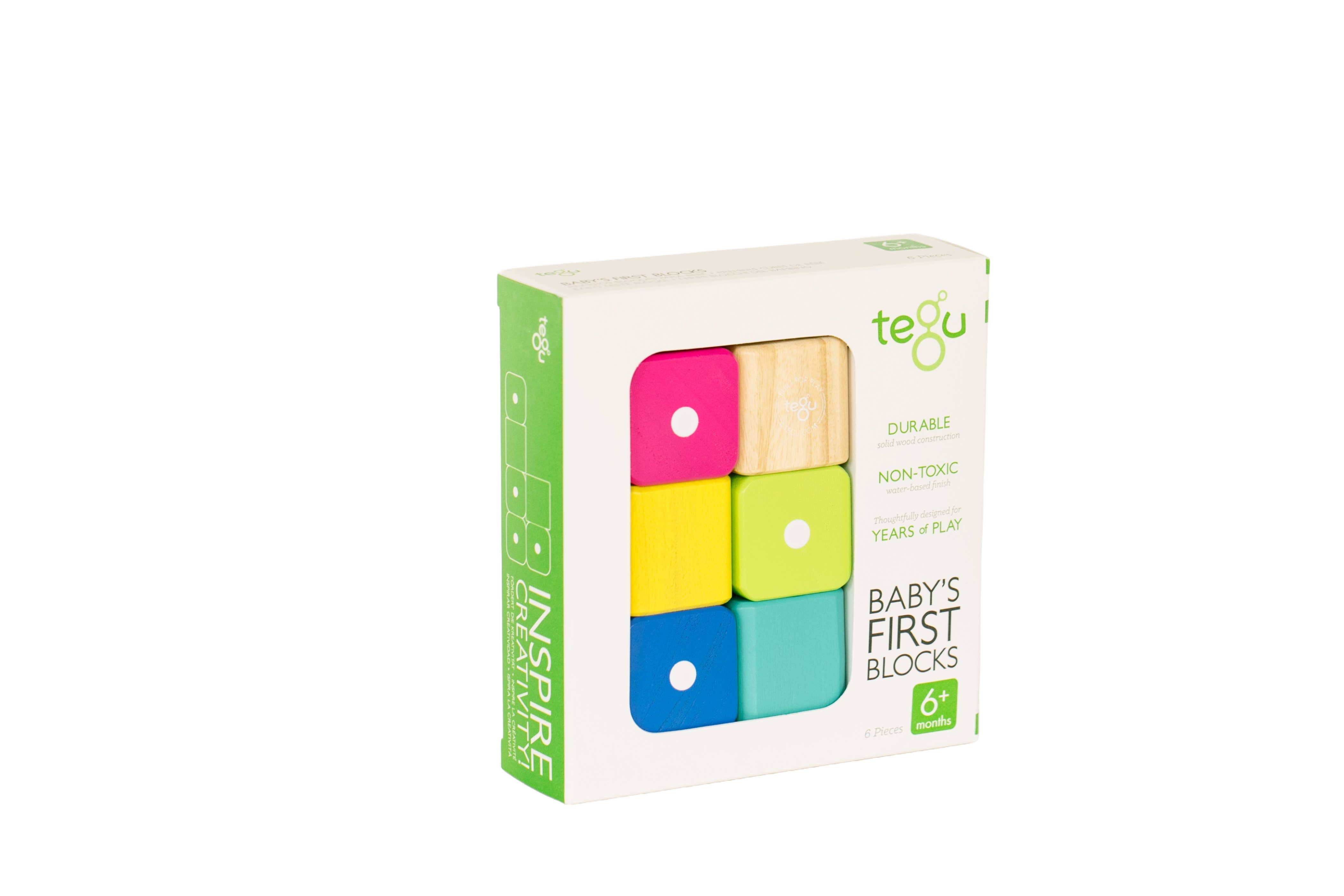 Baby’s First Blocks - 6-piece – Pebbles Toys & Gifts