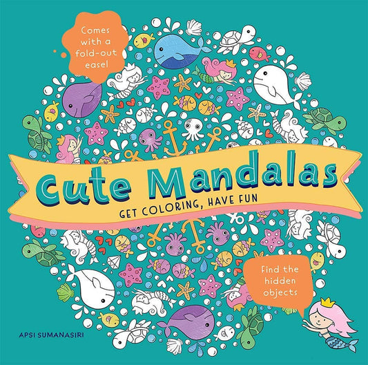 Cute Mandalas Coloring Book