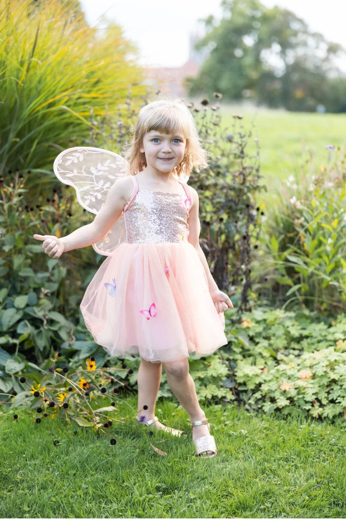 Butterfly Bliss Dress, Peach