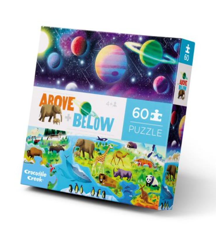 60 Pc Boxed Puzzle Above & Below/ Earth & Space