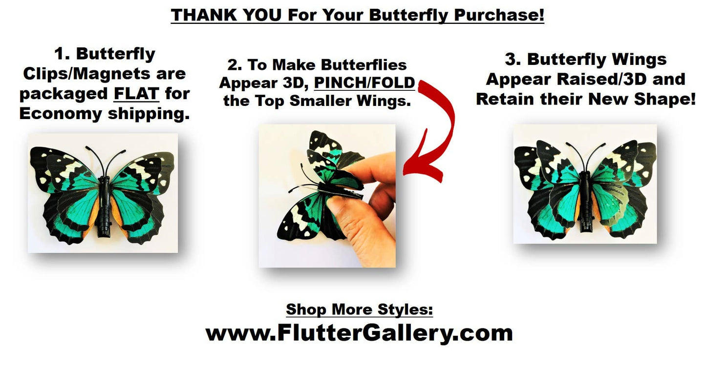 GLOW Butterfly Clip
