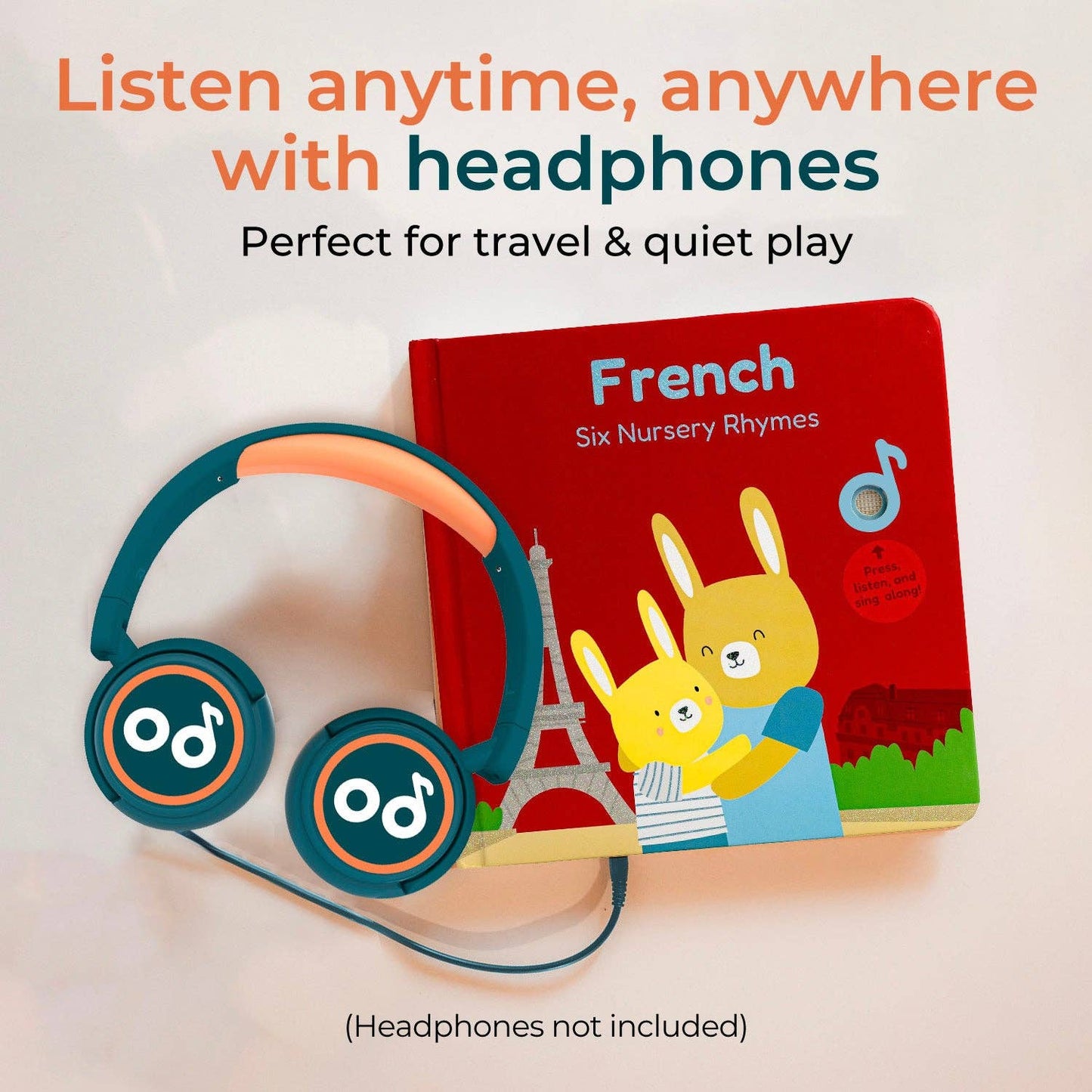 Cali's Book French Nursery Rhymes Book - Headphone edition