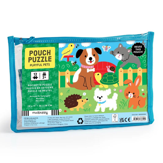 Playful Pets 12 Piece Puzzle