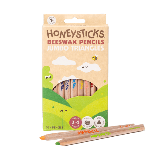 Honeysticks Magic 3-in-1 Beeswax Pencils