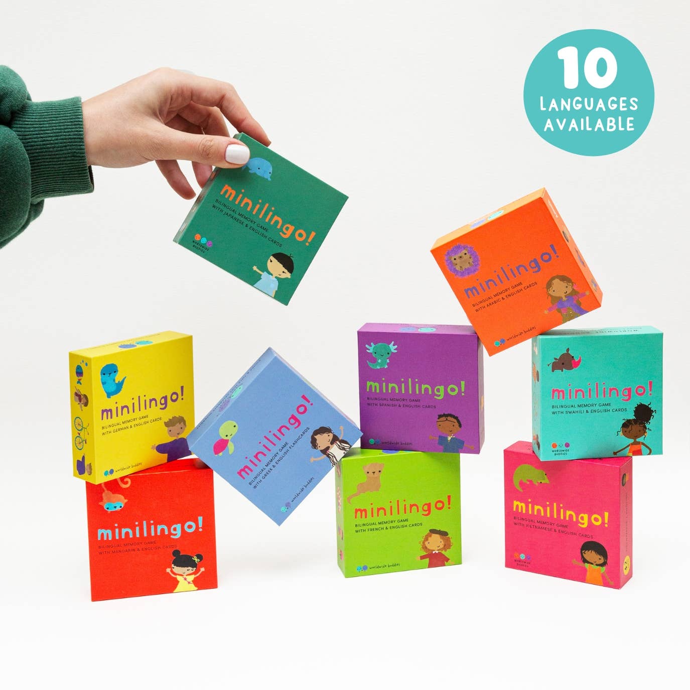 Minilingo Japanese/English Bilingual Flashcards for Kids