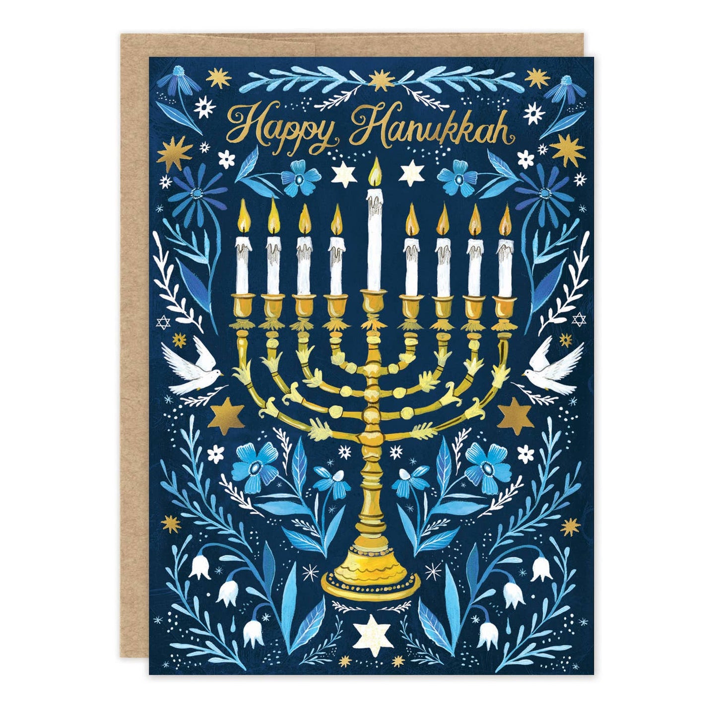 Menorah Happy Hanukkah Card