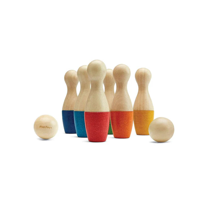 Wooden Bowling Set