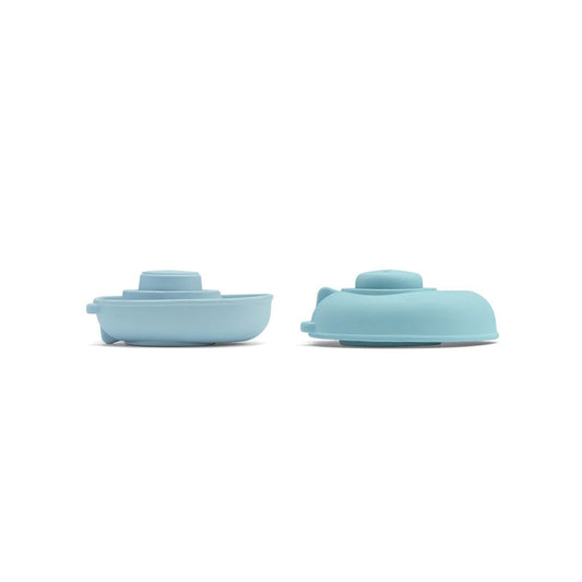 Plan Toys Rubber Convertible Boat - Pastel Blue