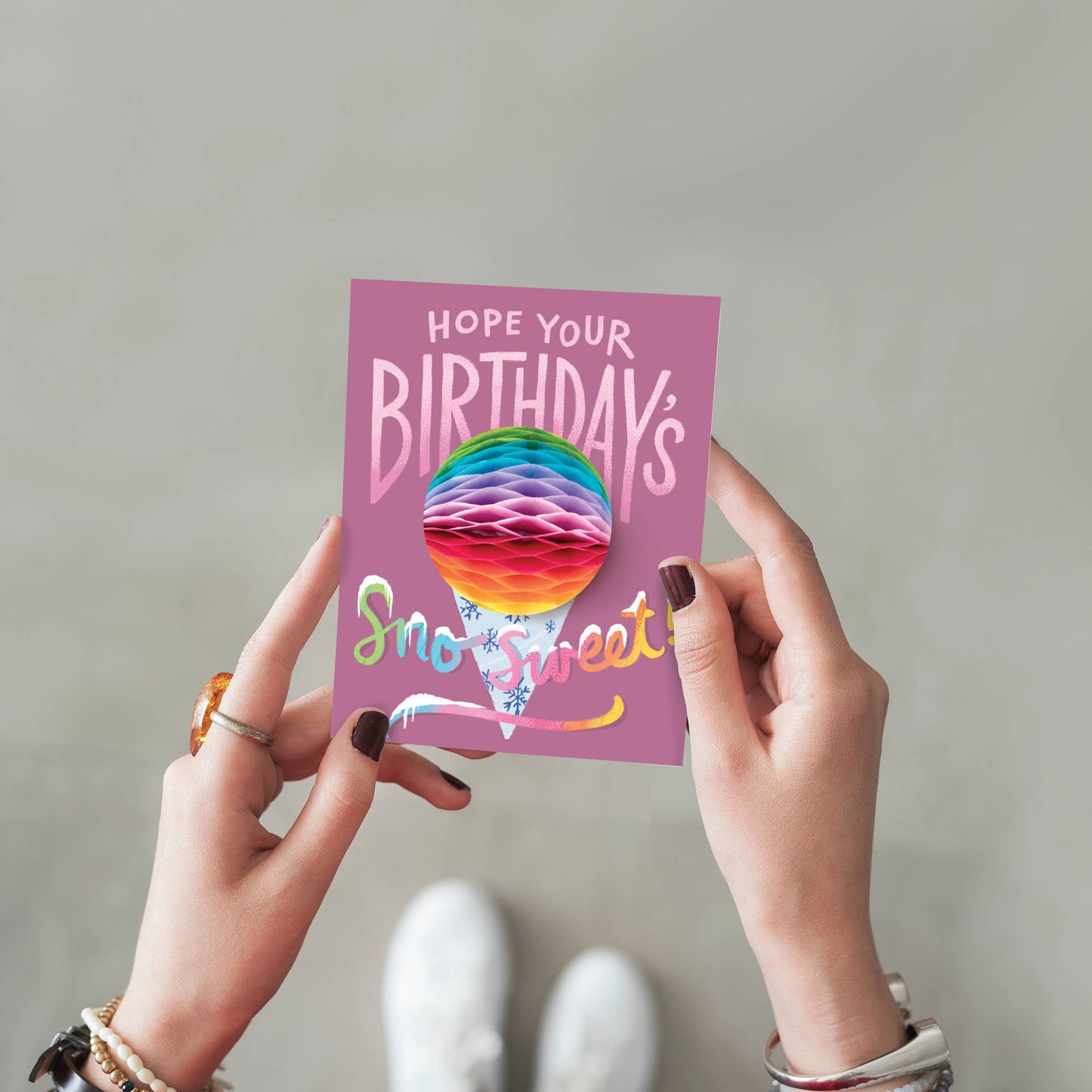 Pop-up Card - Sno Cone - Birthday