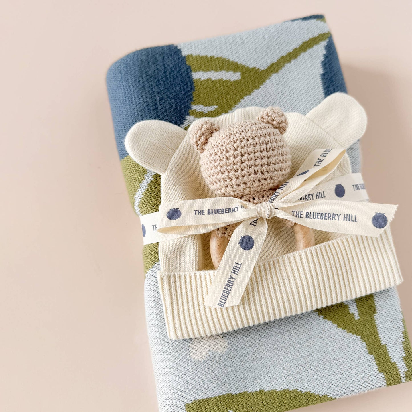 Blueberry Blanket, Hat and Teether