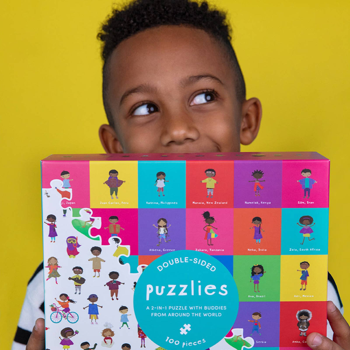 Puzzlies, 100-piece Double-sided Puzzle, Christmas Gift
