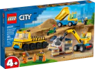 LEGO Construction Trucks and Wrecking Ball Crane