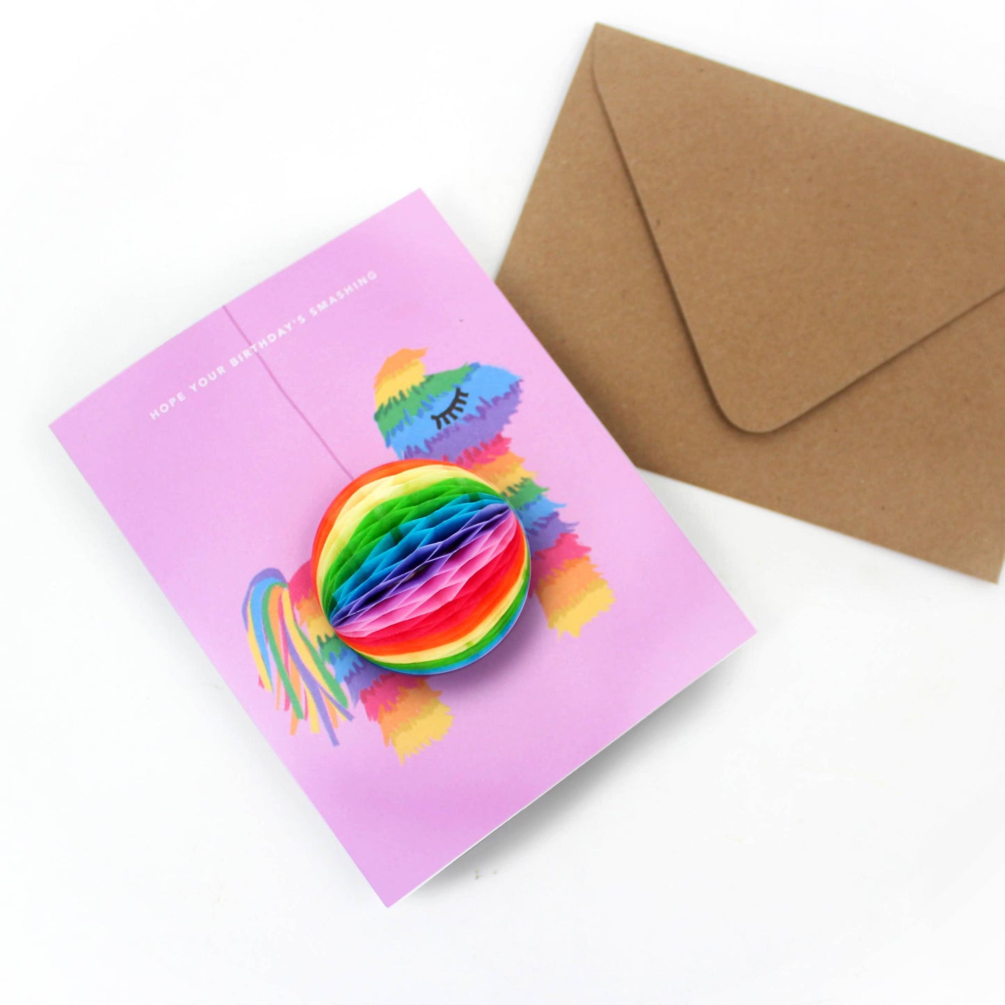 Pop-up Card -  Piñata - Birthday