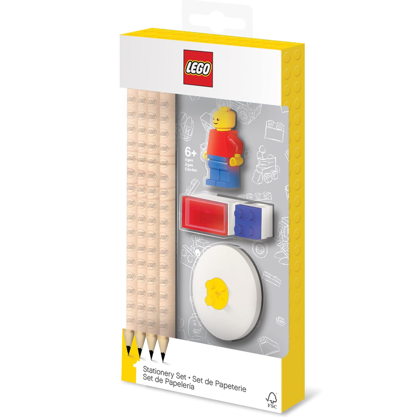 Lego Stationery Set with Minifigure