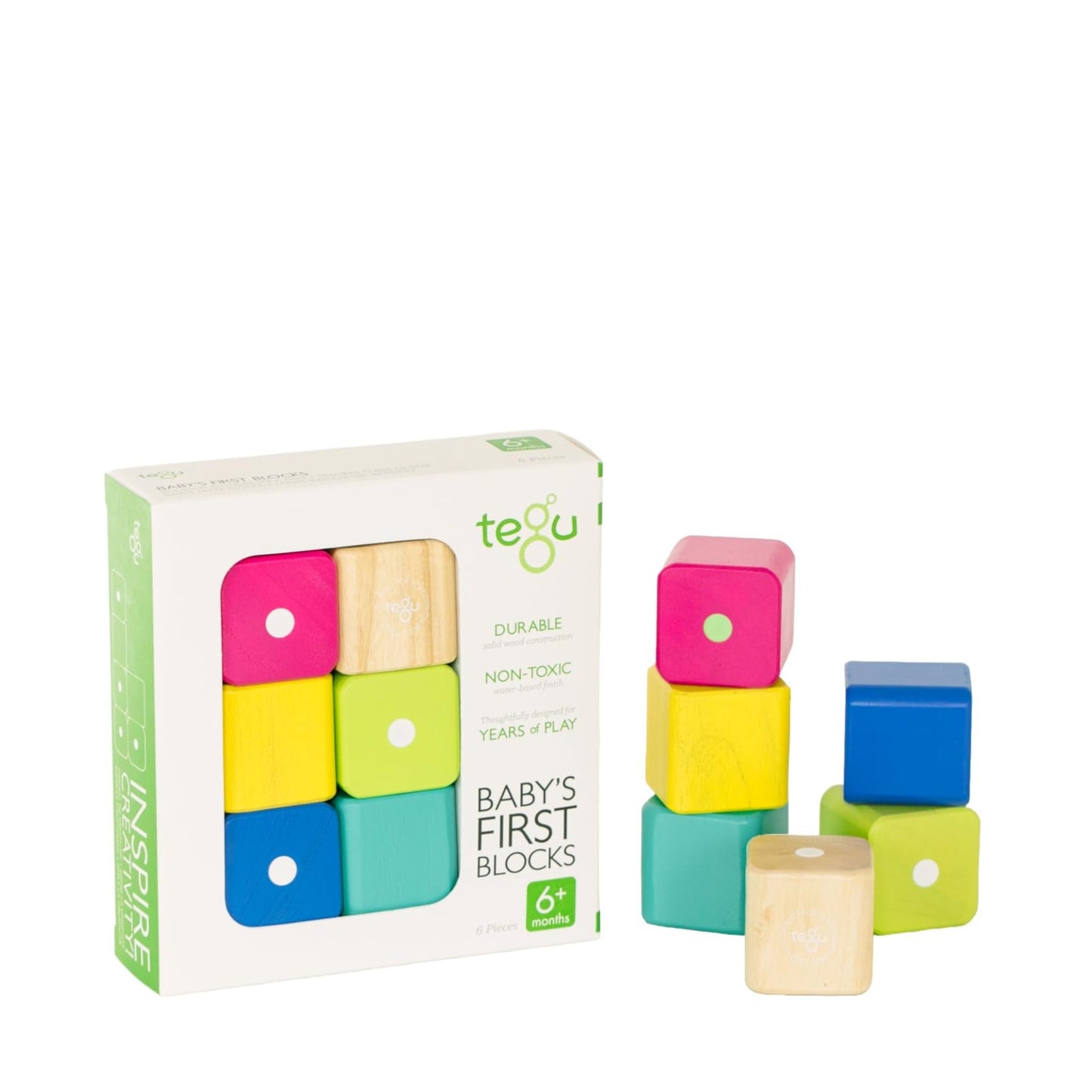 Baby's First Tegu Blocks, 6 piece set