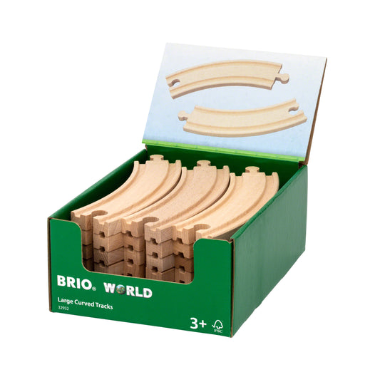 Large Curved Tracks